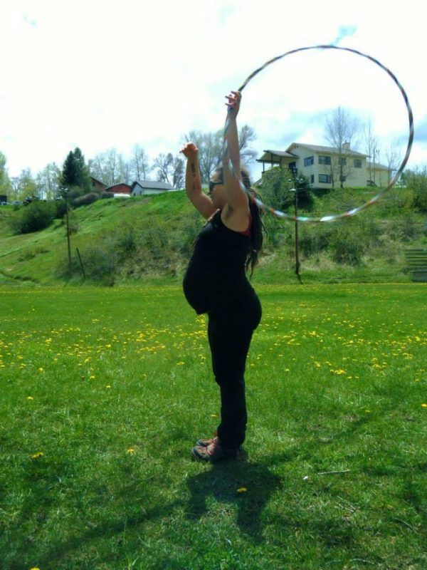 hulahoopingwhilepregnant Ruby Hooping