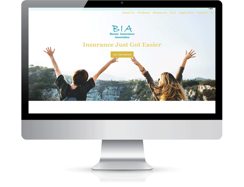 Boone Insurance Associates Ruby Porter Website Design