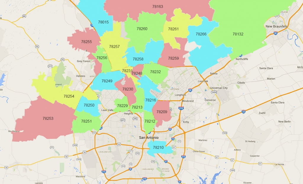 San Antonio Zip Code Map Printable Printable Maps Ruby Printable Map