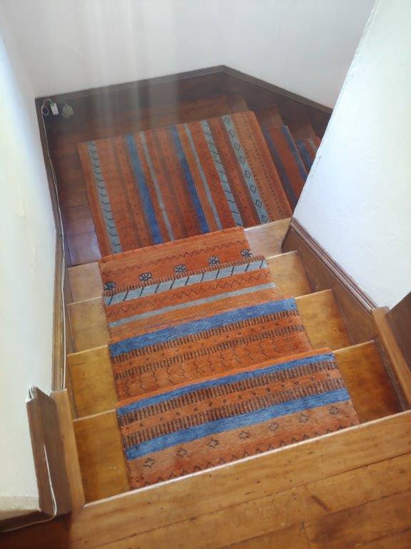 Custom Rugs Before and After Rug Runner Ruby Rugs