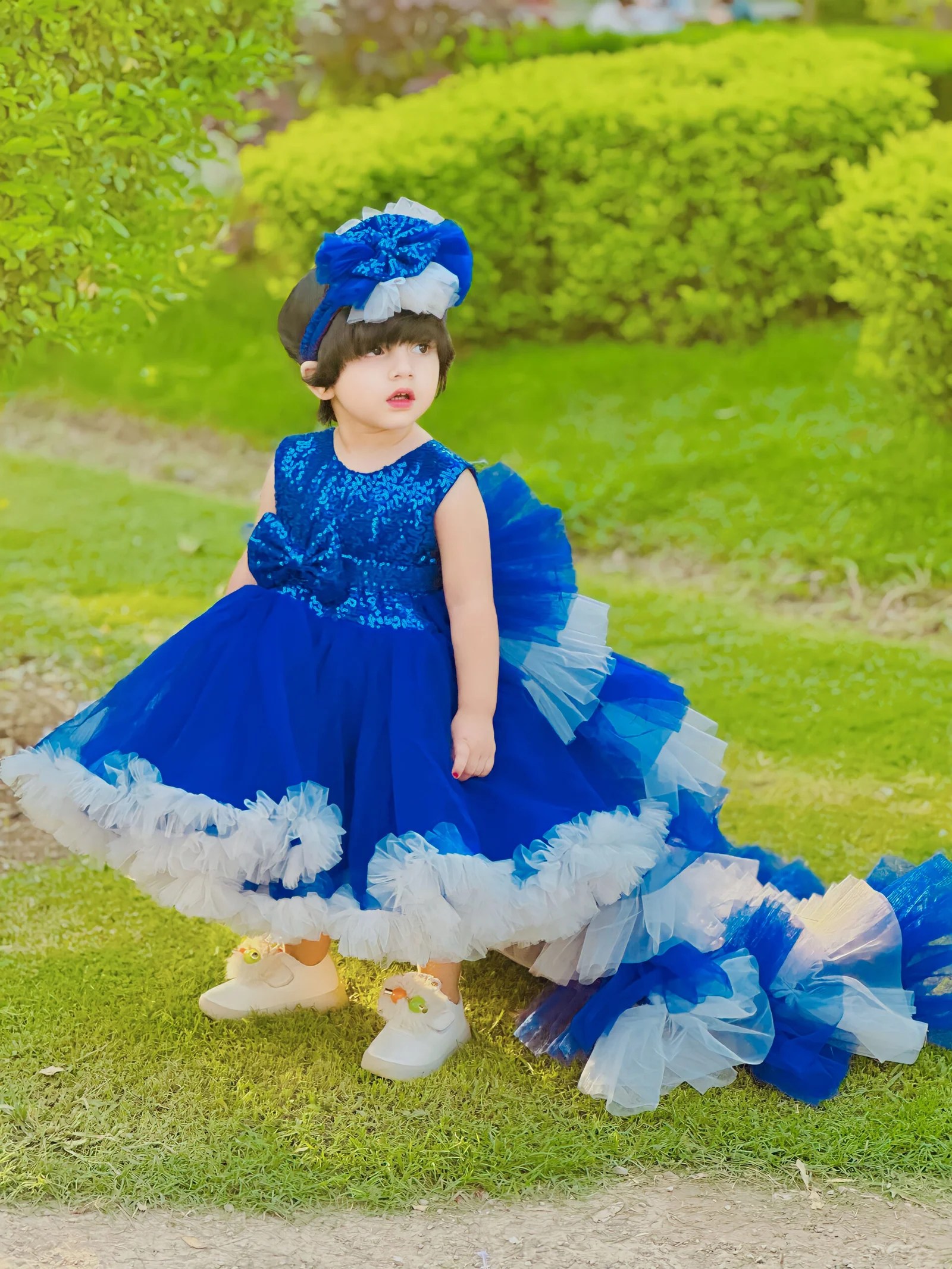 Peacock Tail Frock Ruby's Collection Pakistan