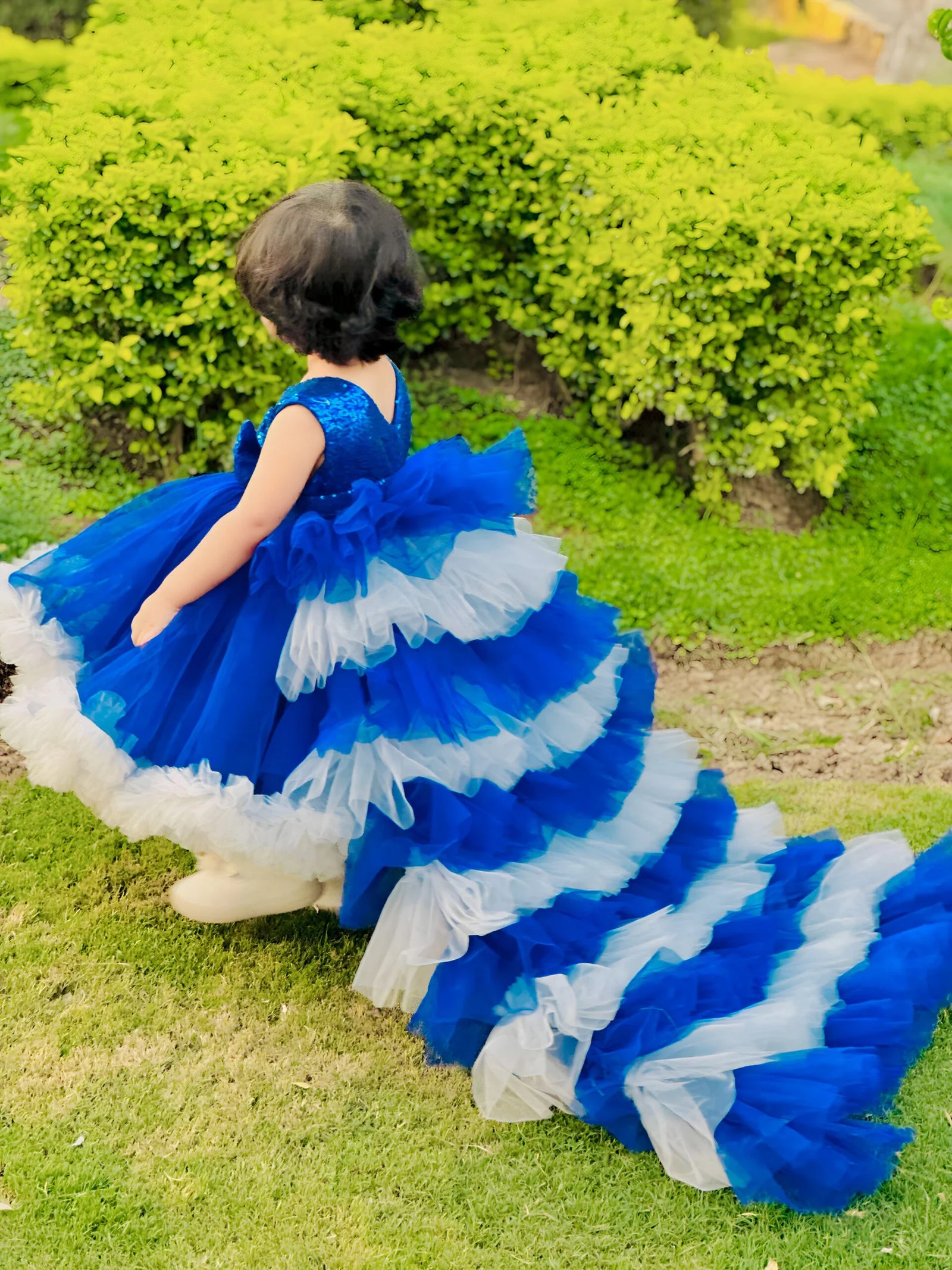Peacock Tail Frock Ruby's Collection Pakistan