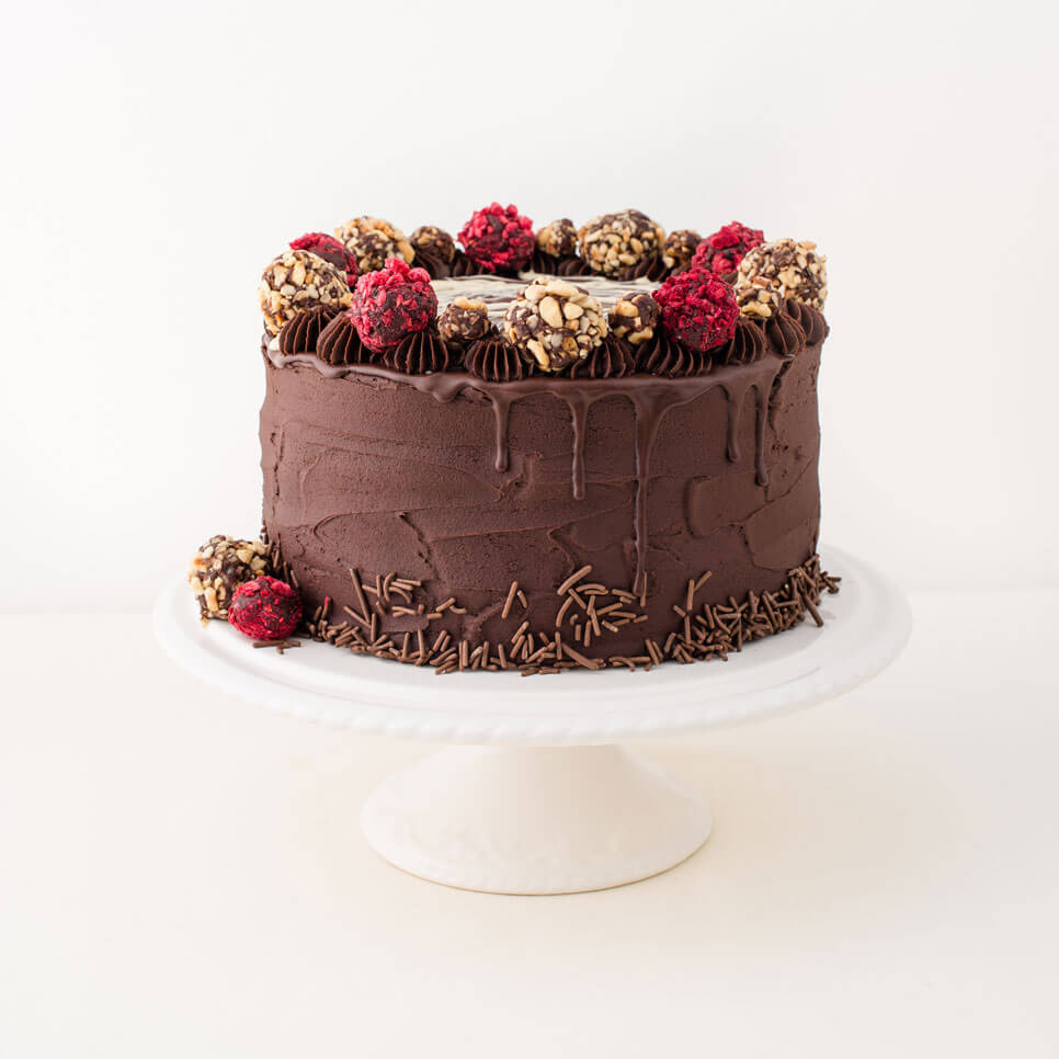 Ruby's of London Vegan Chocolate Cake Available Gluten Free
