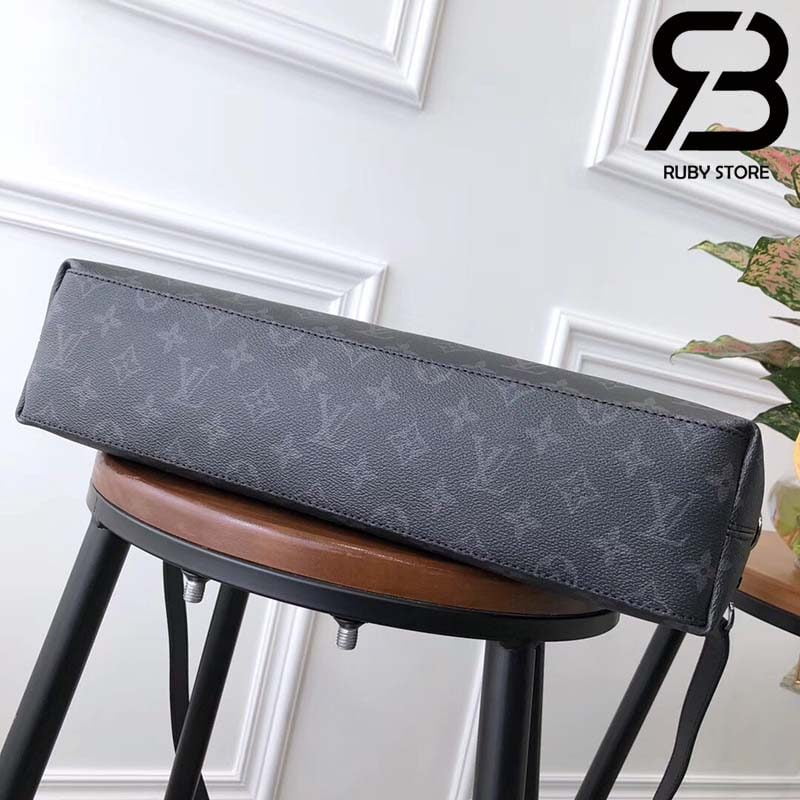 Cặp LV Briefcase Explorer Monogram Eclipse best quality Ruby Luxury