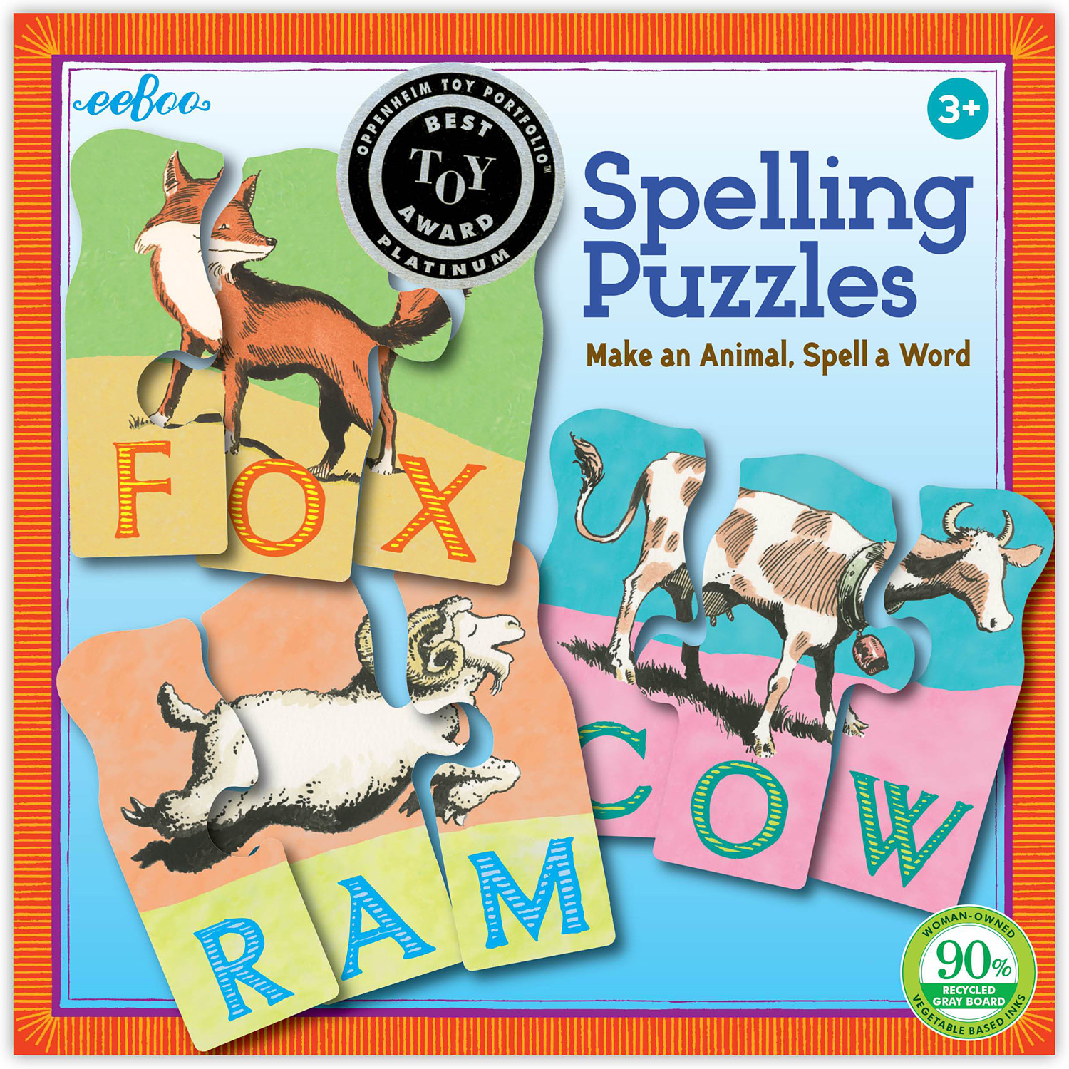 Animal Spelling Puzzle Ruckus & Glee