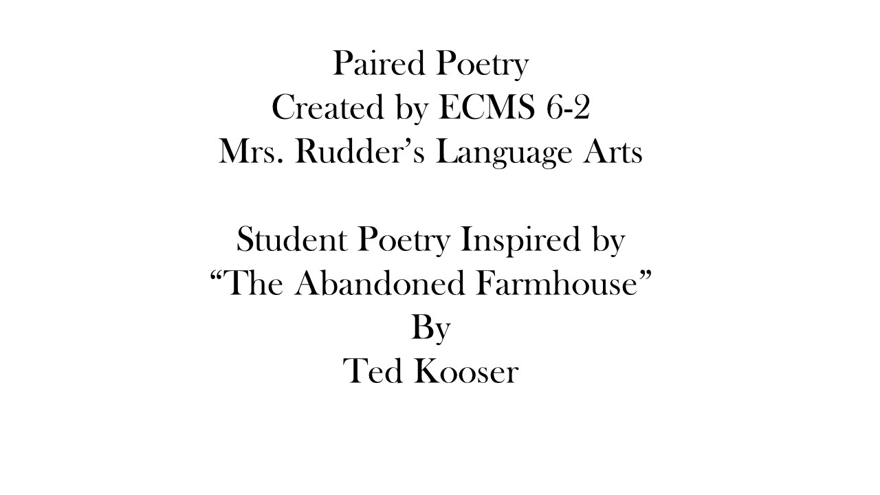 Abandoned Farmhouse Poem Meaning