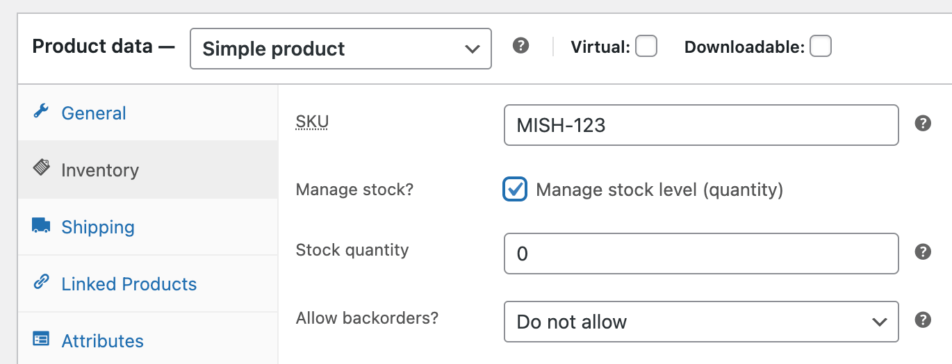 Get Product Stock Quantity