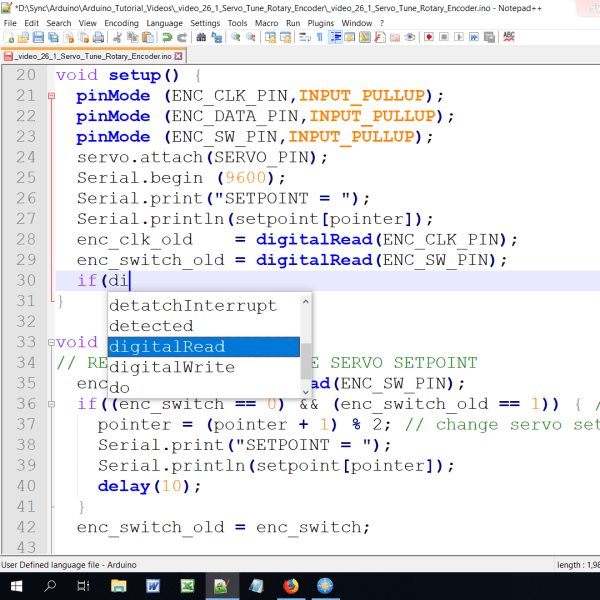 Fun with Arduino 28 Use an External Editor like Notepad++ Fun with