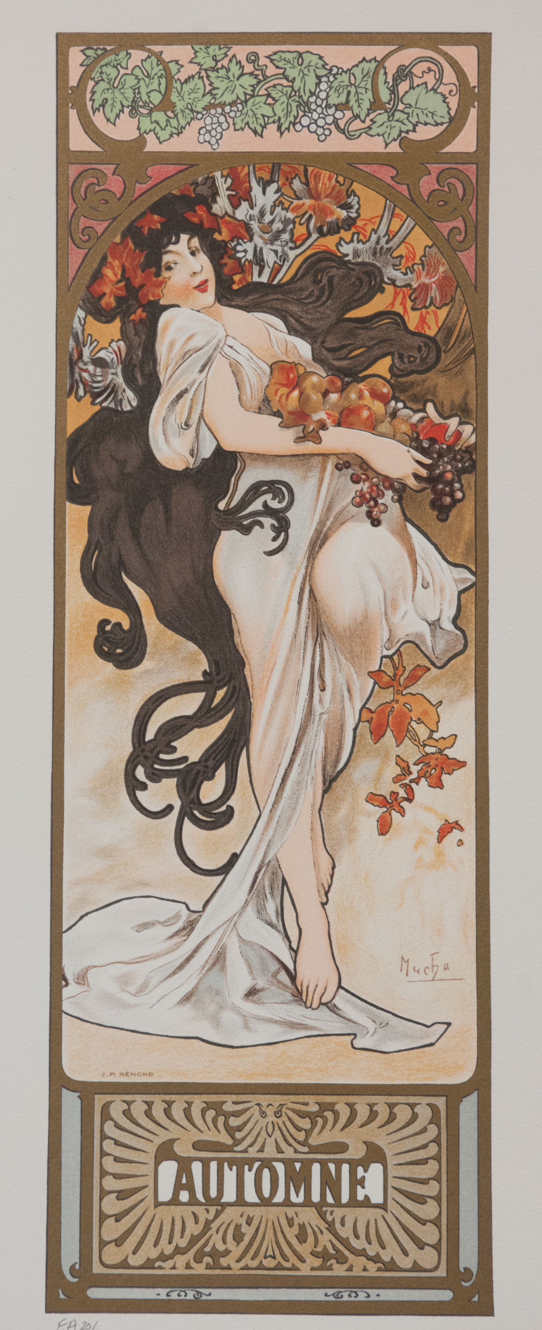 Art Nouveau Mucha Seasons