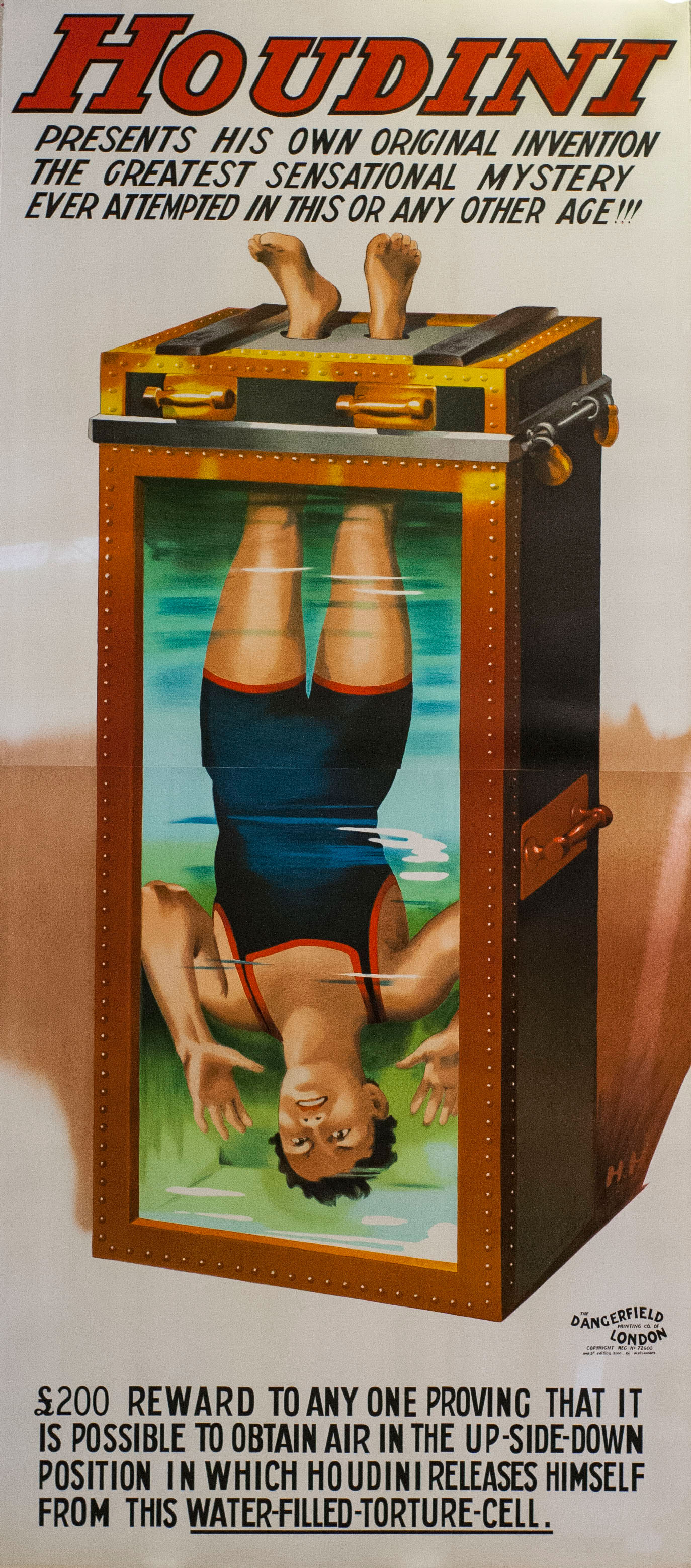 HoudiniWater Torture Cell Rue Royale Fine Art