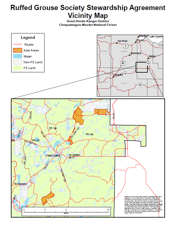 RGS & AWS Society Signs 50,000 ChequamegonNicolet National Forest