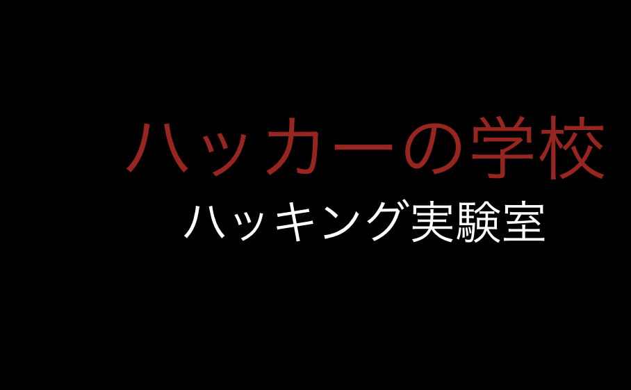 ハッカーの学校』公式サイト ハッカーの学校 ハッキング実験室』公式サイト