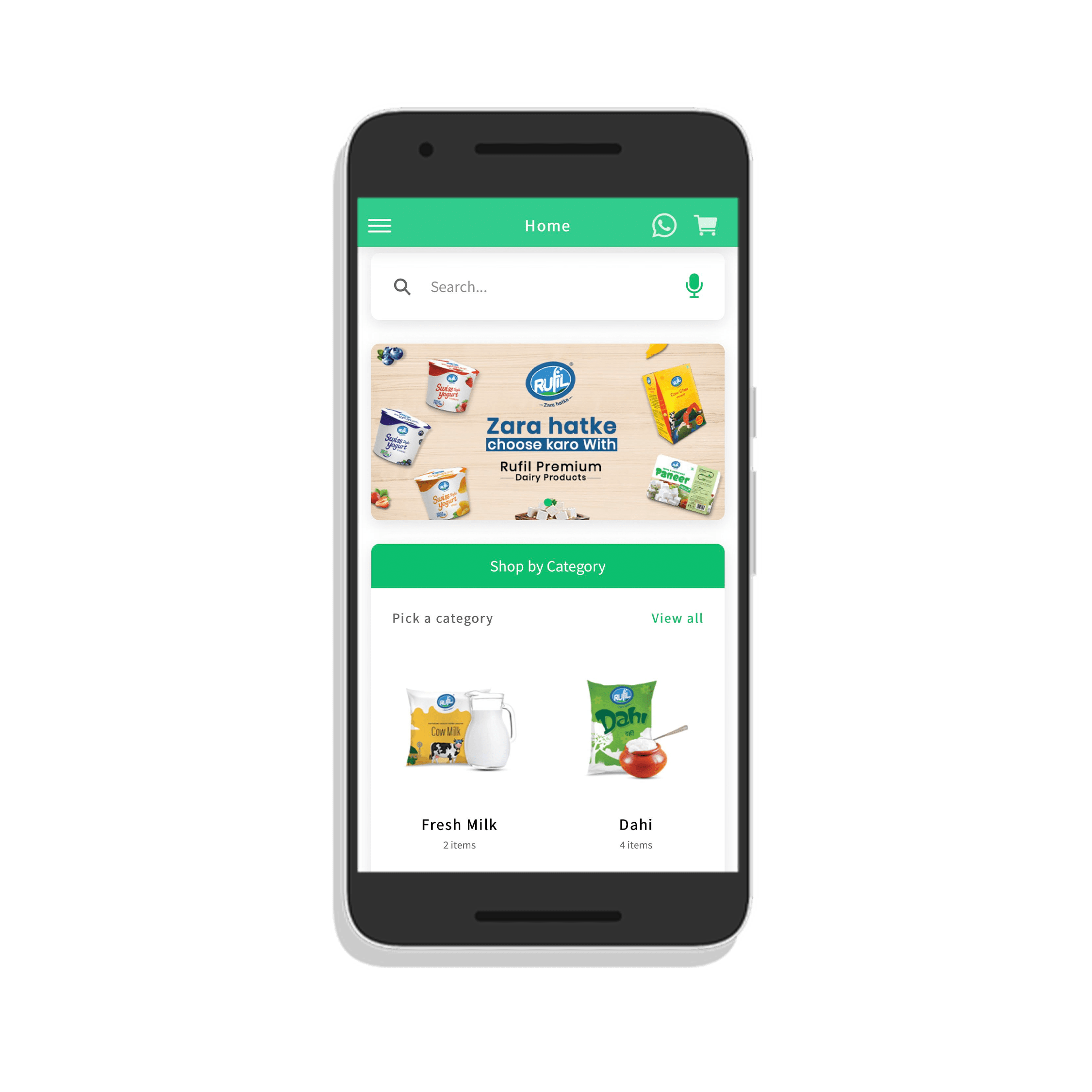 Online Milk Products Delivery at Your Doorstep Rufil