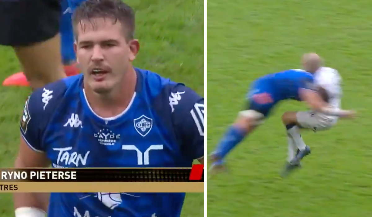 WATCH Top 14 Player RedCarded Following One Of The Worst Tackles We