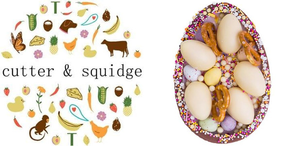 FREE DELIVERY ON ALL EASTER EGGS cutter & squidge LONDON promocode
