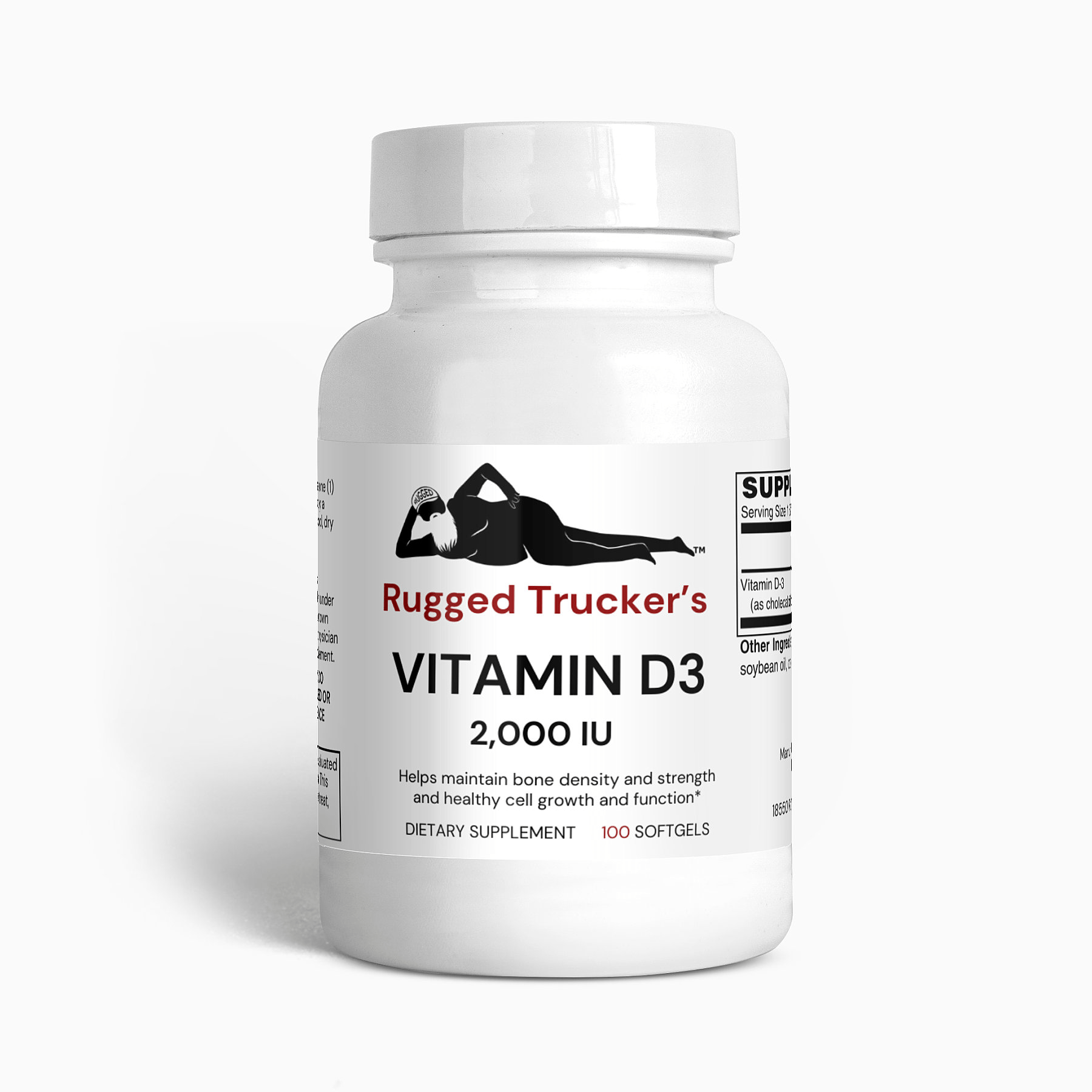 Vitamin D3 2,000 IU Rugged Trucker™