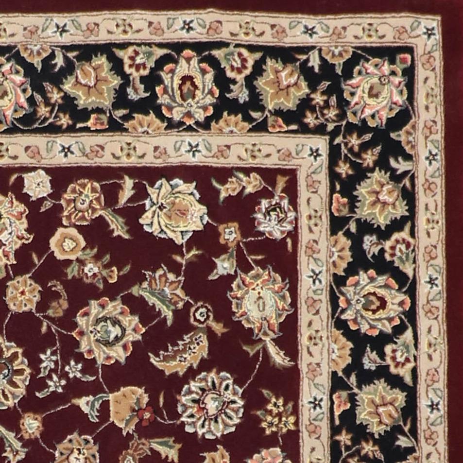 5’3” X 8′ Traditional Persian Tabriz Wool & Silk Rug Rug Import