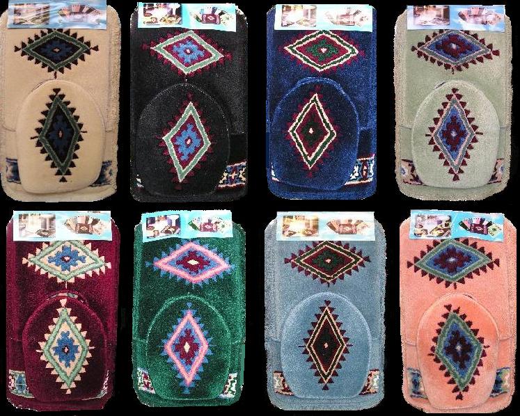 SOUTHWEST Bathroom Sets! Southwest Rugs, Southwestern Rugs