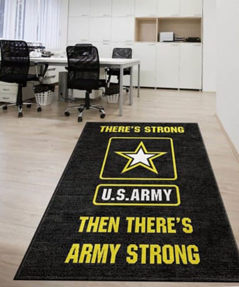 US Army Strong Rug Custom Military Rugs & Mats Rug Rats