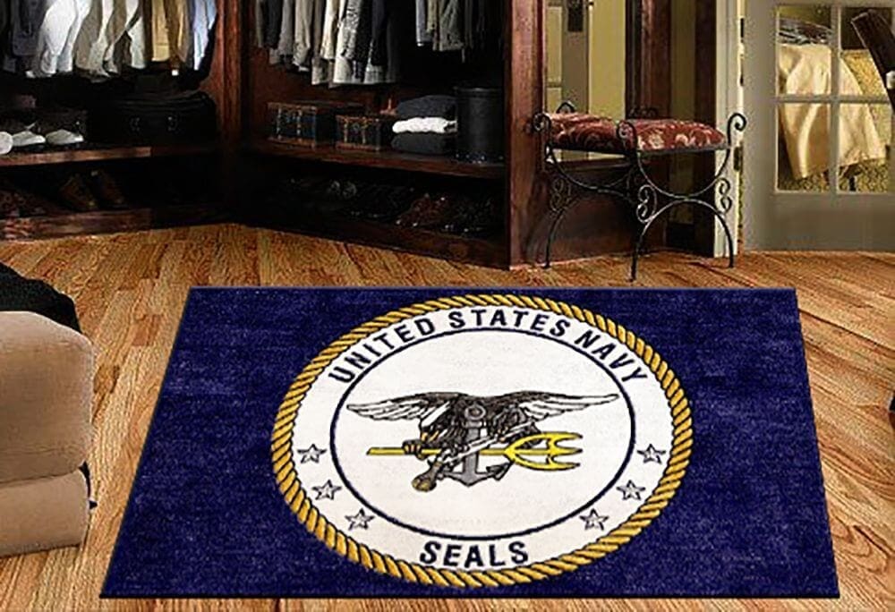 Buy US Navy Seal Logo Rug Online Rug Rats