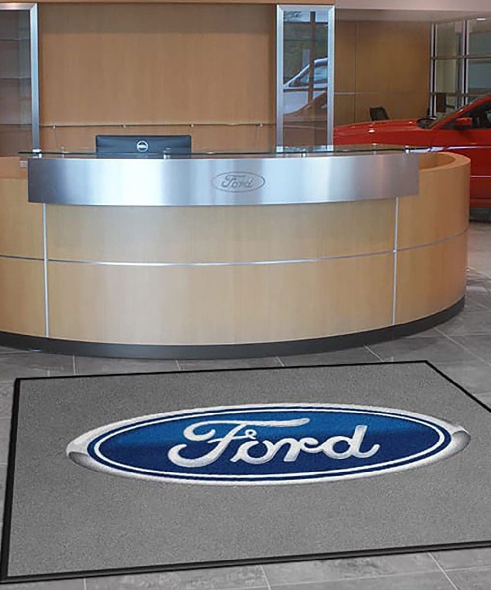 Custom Ford Mustang Logo Rug