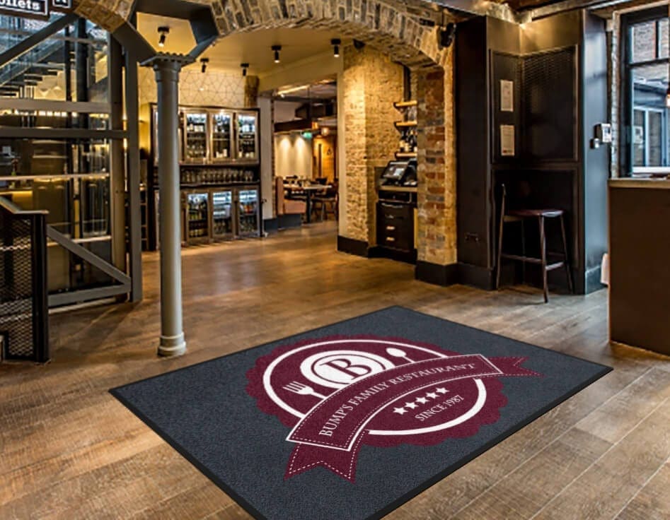 Restaurant Custom Logo Mat Rug Rats