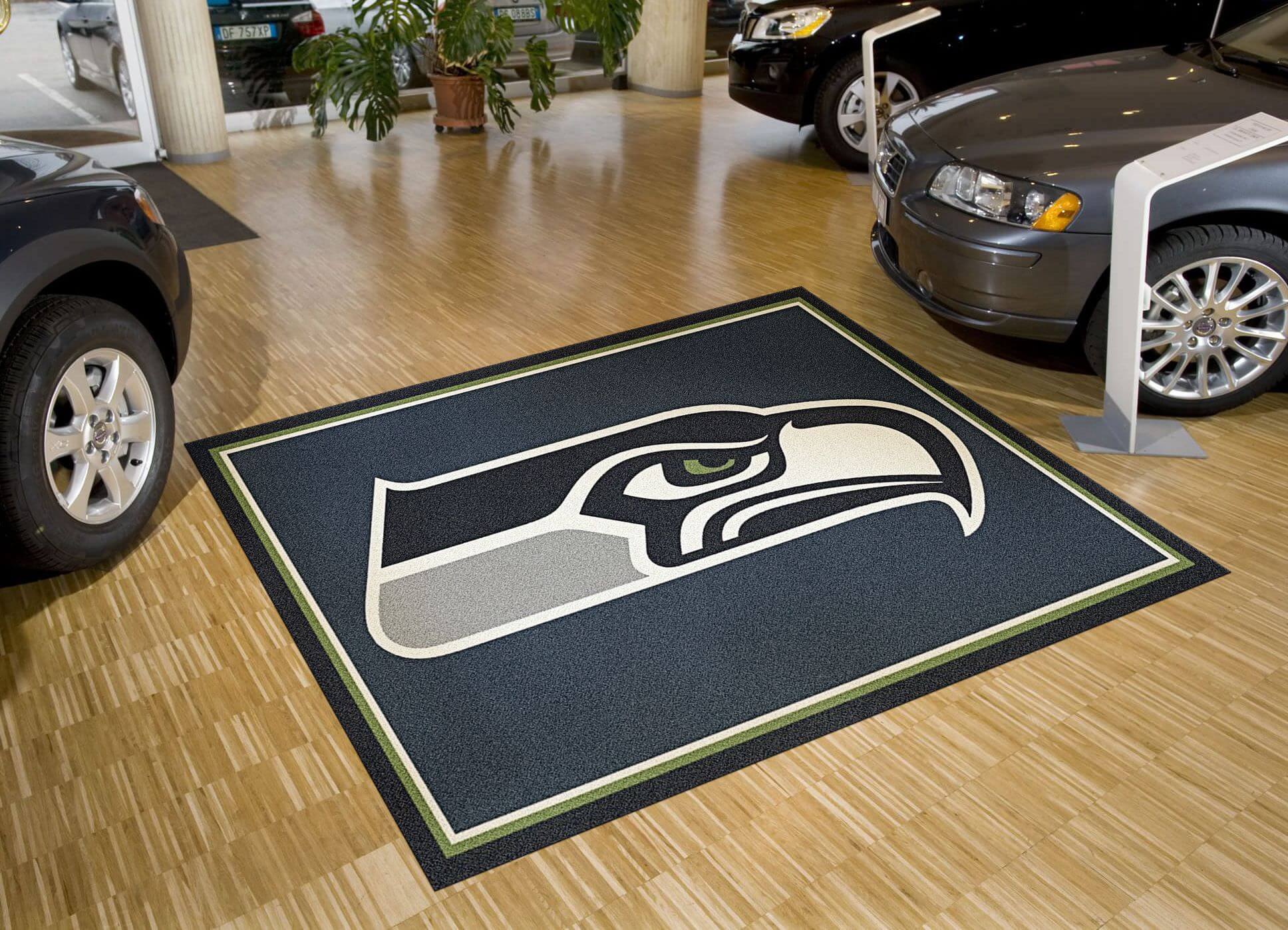 Buy Seattle Seahawks Logo Rug Online Rug Rats