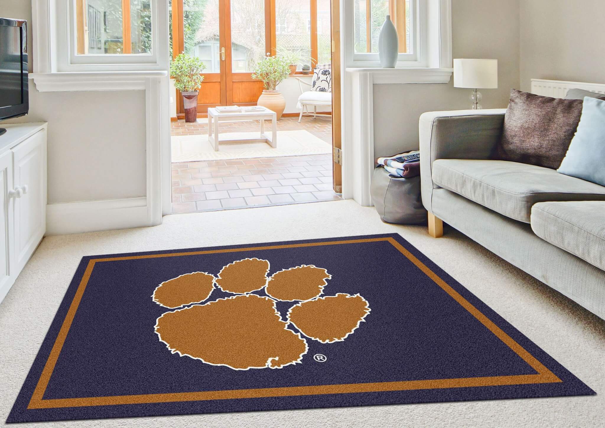Buy Clemson University Tigers Spirit Logo Rug Online