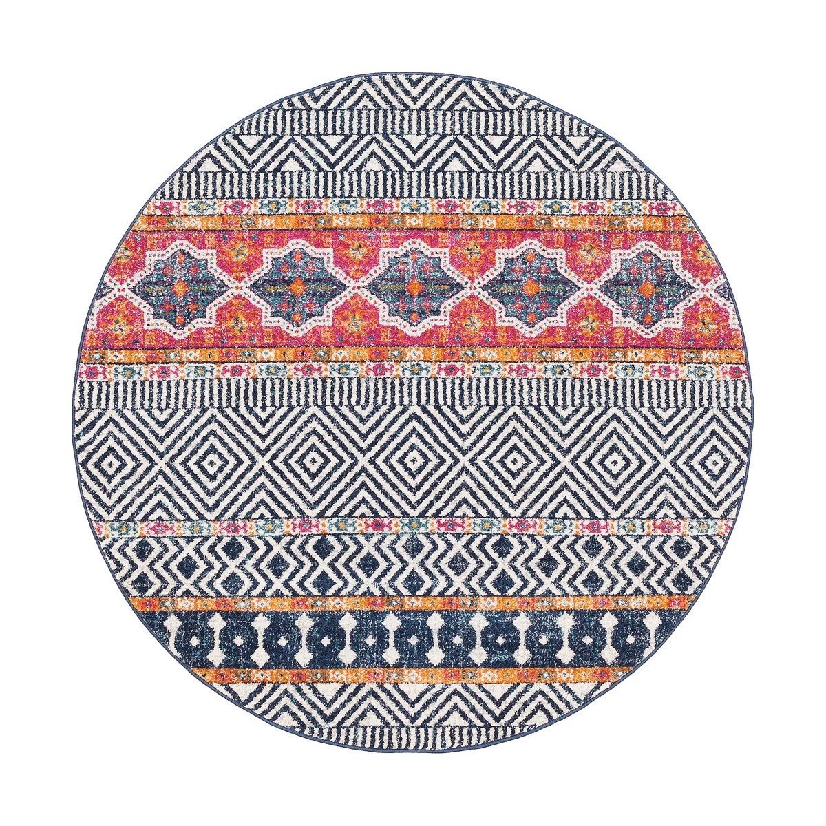 Geometric Round Rug Buy Oasis 455 Round Rug Online Rugs