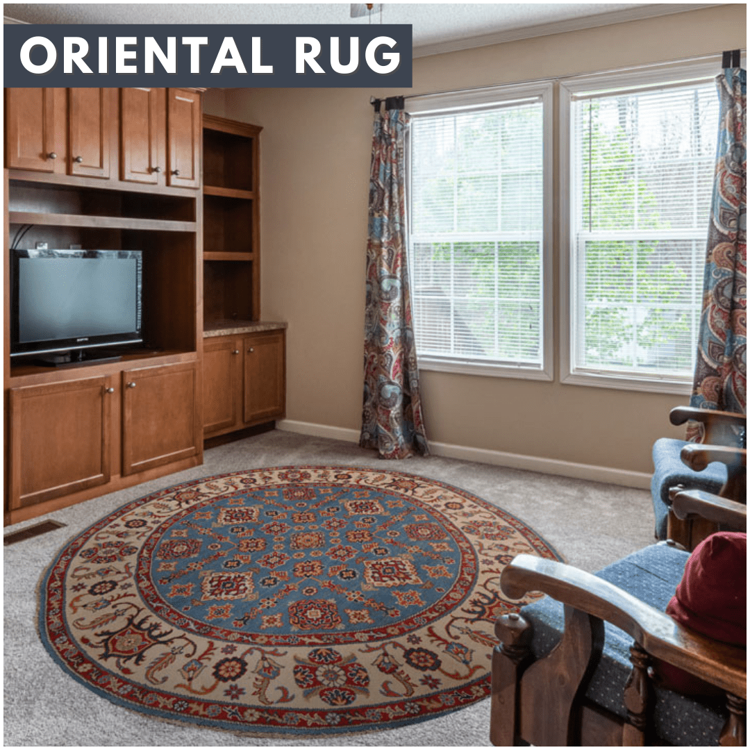 What are the most popular Oriental rug colors