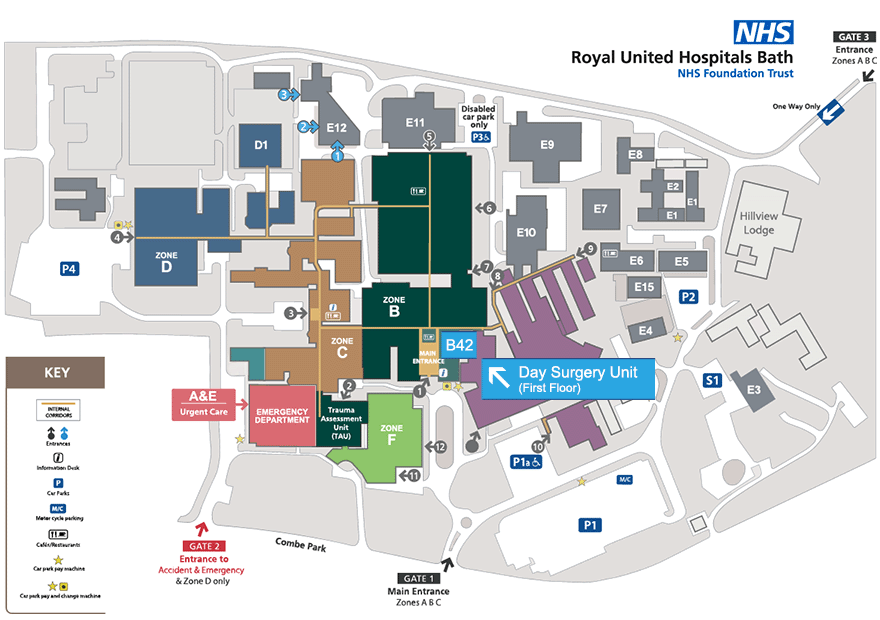 Day Surgery Unit Royal United Hospitals Bath
