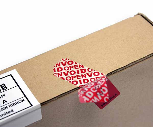 TamperEvident Label VOID Security Box Labels Ruilabels