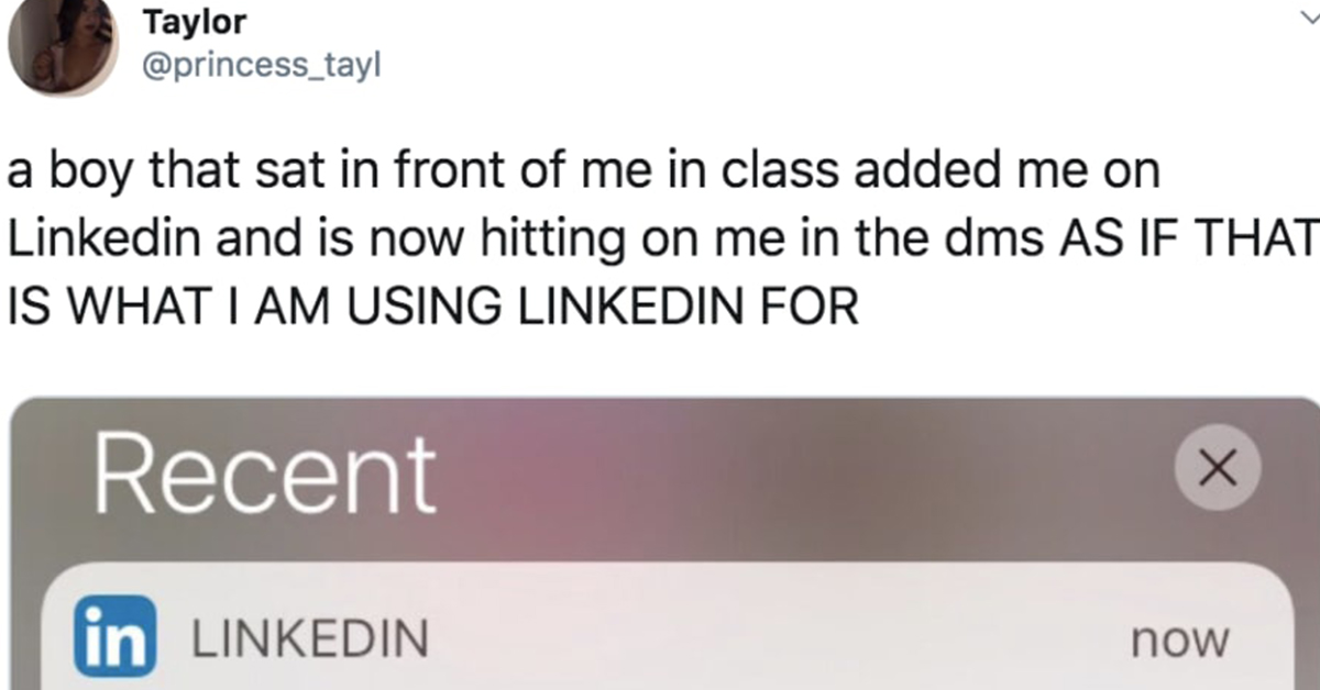 Dudes So Thirsty, They Used LinkedIn As A Dating App