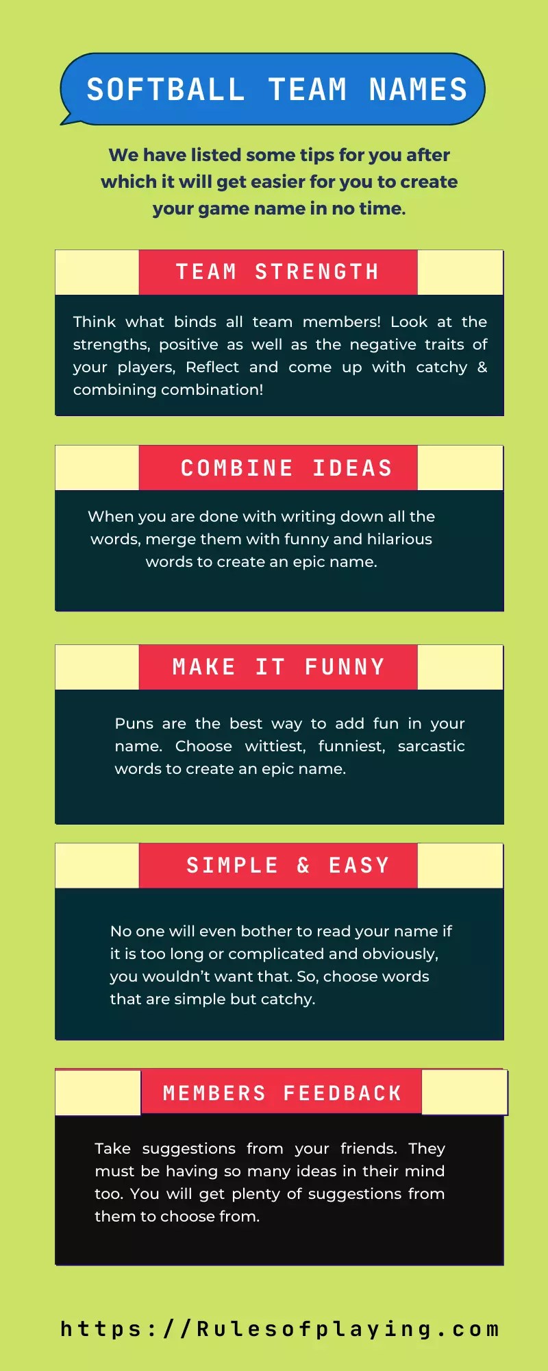 Softball Team Names [ Funny, Cool, Catchy, Powerful Names for Softball ]