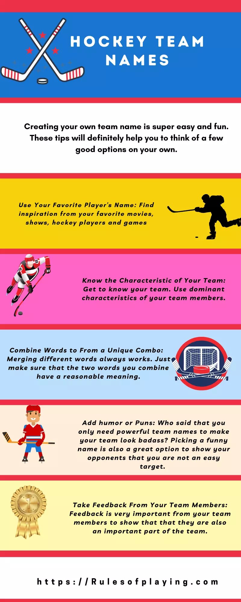 Hockey Team Names Funny, Cool & Fantasy Team Names Ideas