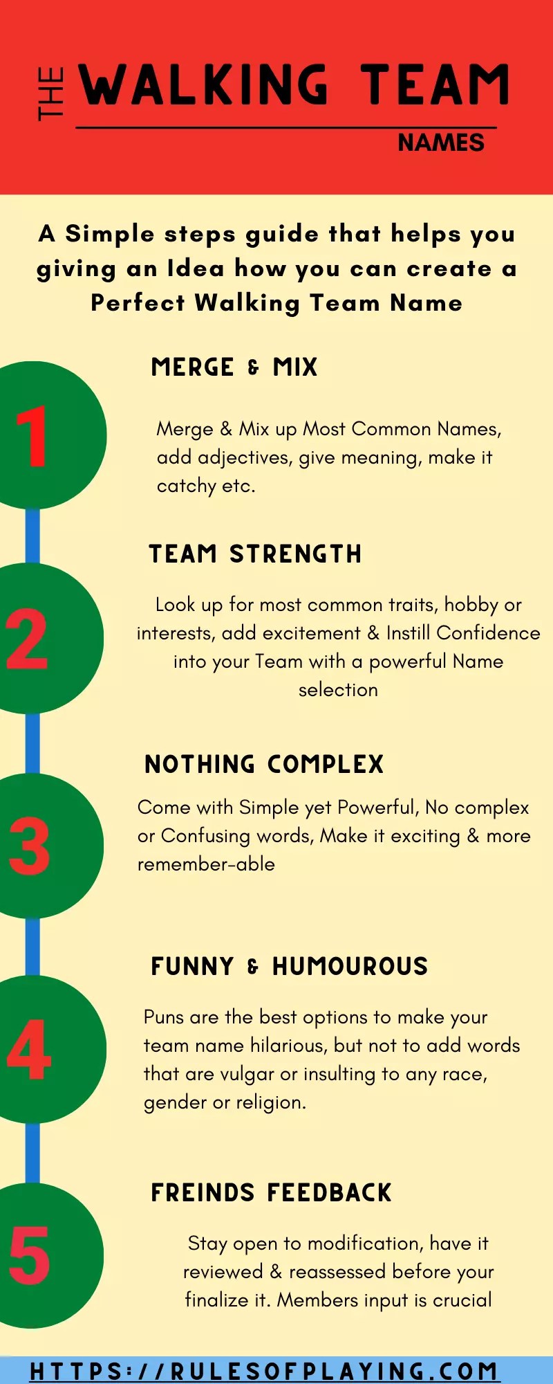 100+ Walking Team Names to Speed Up Victory Rules of Playing