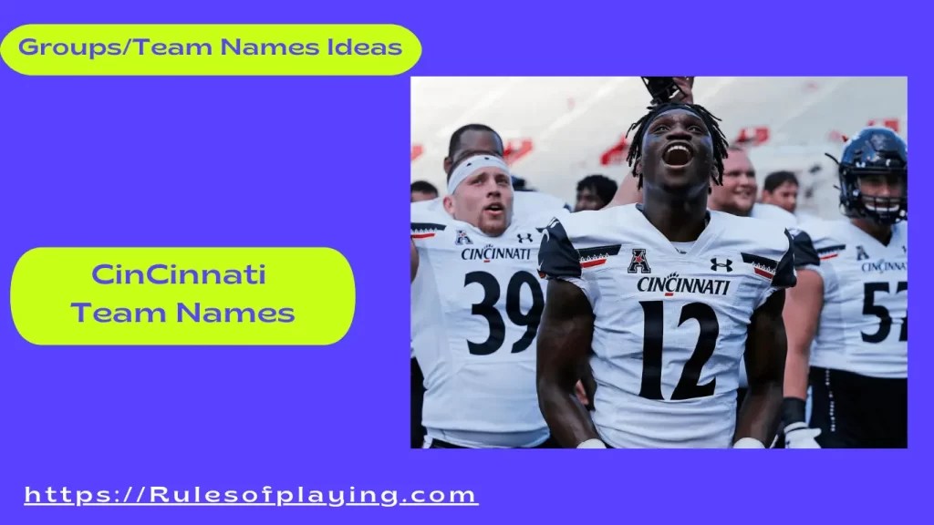 Cincinnati Team Names Cincinnati Nicknames List2022