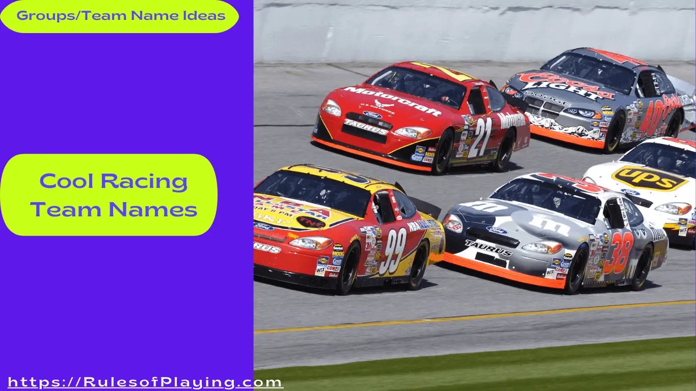70+ Cool Racing Team Names [ Unique, Professional, Street, Dirt Track ]