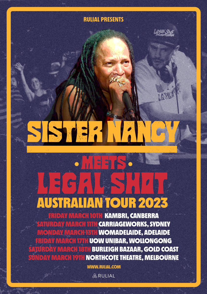 SISTER NANCY AUSTRALIA TOUR 2023 Rulial