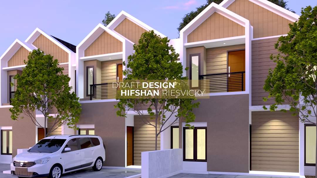 Rumah 2 Lantai Bergaya Scandinavian ini berada di Cluster Muslim