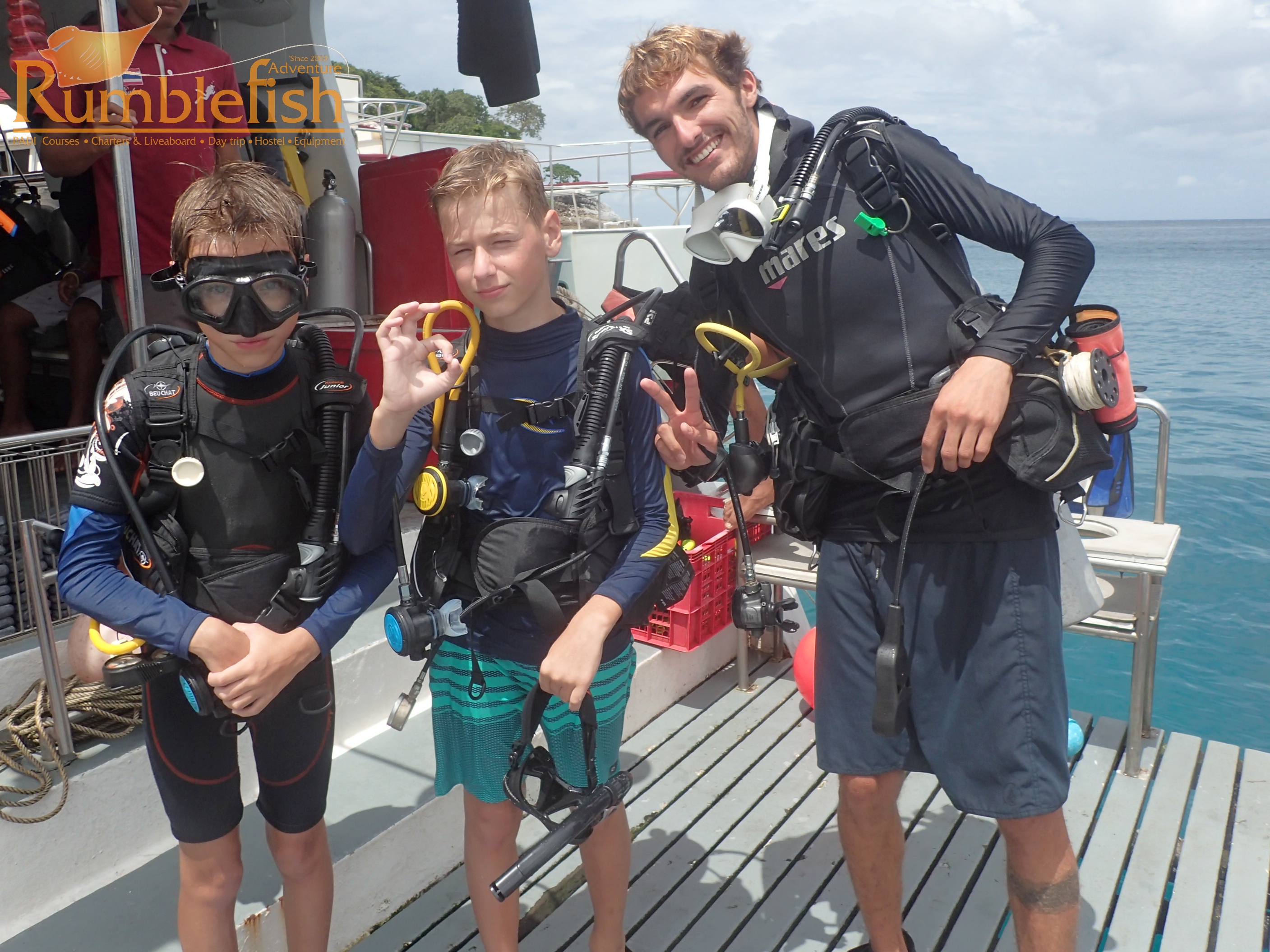 PADI Junior Diver Rumblefish Adventure PADI 5 Star IDC