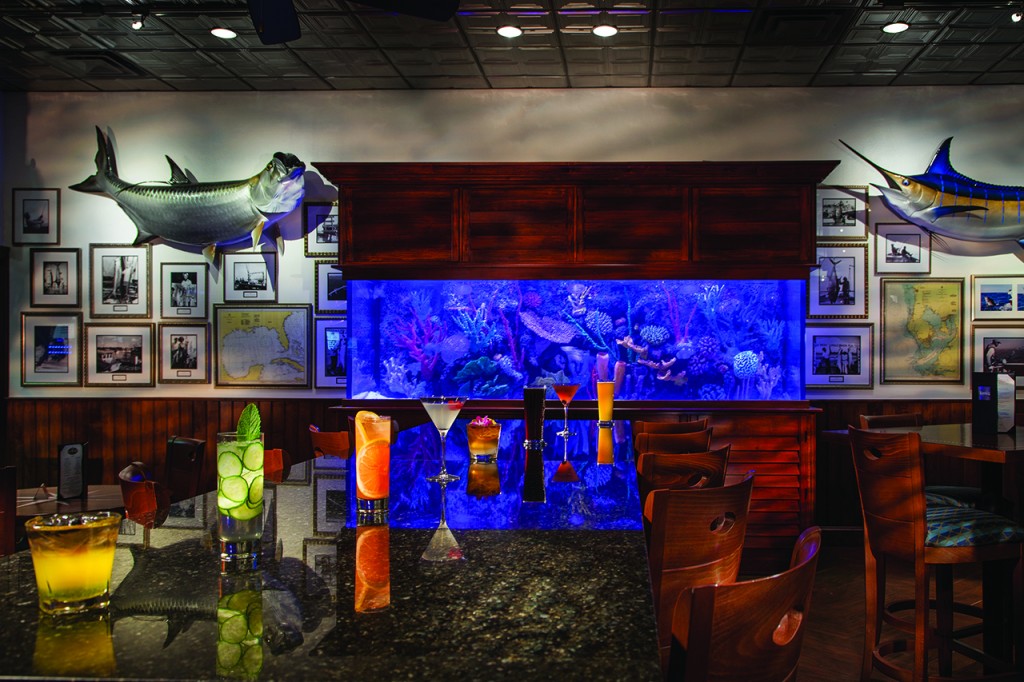 Predator Tank and Drinks! RumFish Grill
