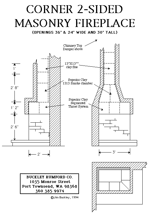 MultiSided Fireplace Plans & Instructions