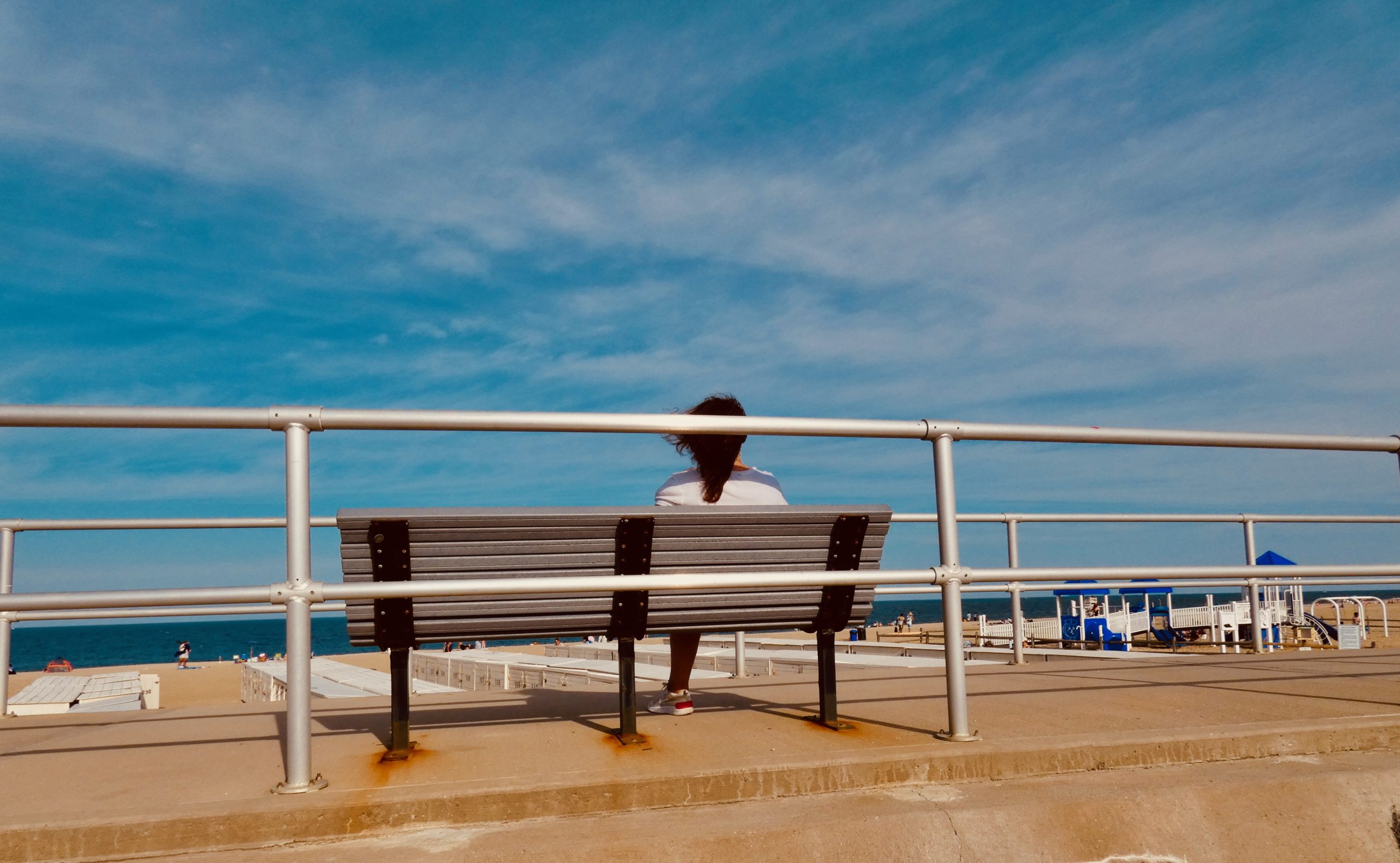 Focus Falling for Sea Bright Beach Solitude — RumsonFair Haven Retrospect