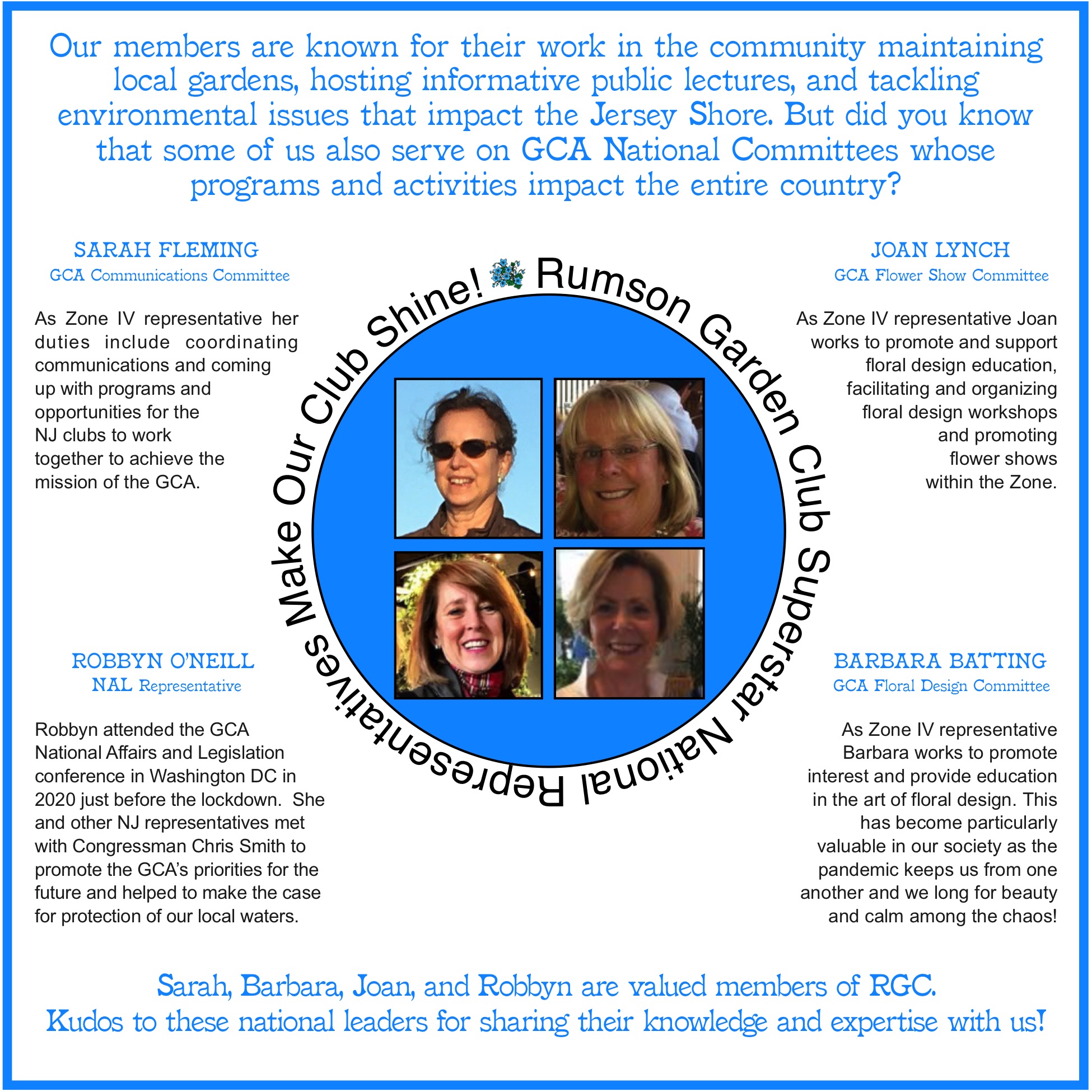 Leaders Among Us! Rumson Garden Club