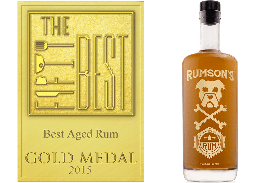 Rumson’s Rum Wins “The Fifty Best” Gold Medal Rumson’s® Rum