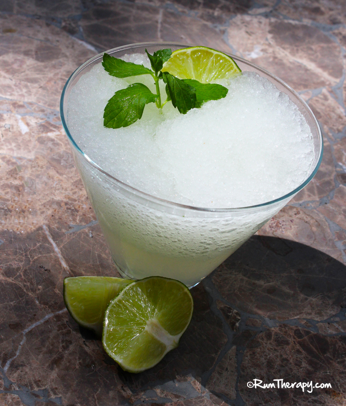Frozen Mojito Rum Therapy