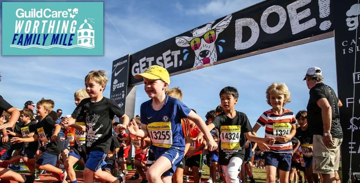 Richmond Junior Running Clubs Race in Kew Gardens, Richmond & Worthing