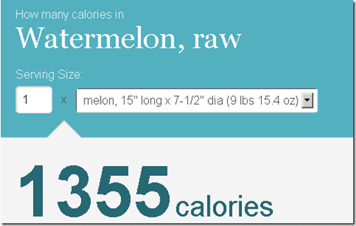 Calories in Watermelon Run Eat Repeat