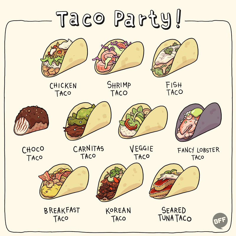 Tacos Don't Make You Fat Run Eat Repeat